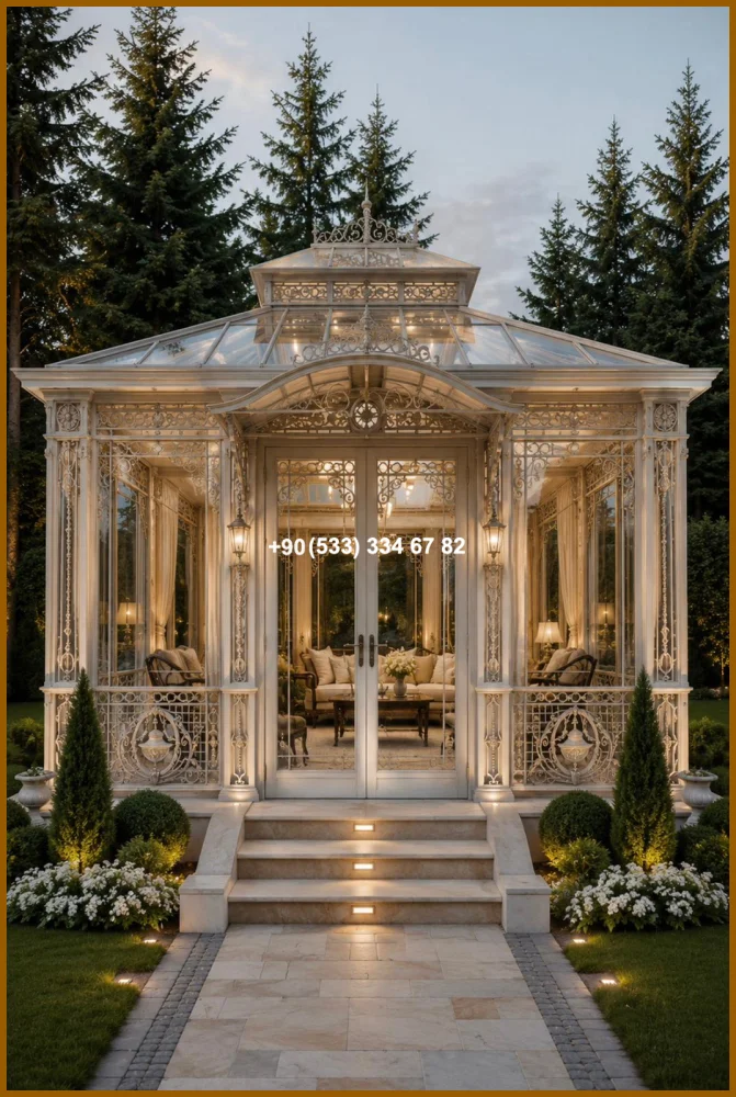 KIŞ BAHÇESİ-GAZEBO-FERFORJE KIŞ BAHÇESİ-KAMELYA met20253