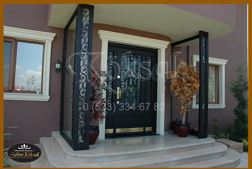 villa kapıları - villa kapı modelleri - ferforje villa kapıları